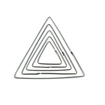 도예도구 도자기도예도구 세라믹도예도구스테인레스 스틸 라운드 폴리머 클레이 커터 금형 3/5 개 도자기, 09 as pic