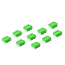 [스마트키퍼] Mini USB-B 포트락 10 | USB포트 잠금장치 | Mini-B 포트보안 | USB보안 | Mini 포트, Mini USB-B 포트락 10개, 그린(GN)