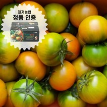 [정품인증] 대저 짭짤이 토마토 2.5kg 짭짜리 로얄과 부산대저토마토 정품 못난이, 2.5kg 대저토마토 B급 소과(S-2S)