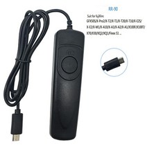 Foleto RR90 Remote Shutter Release Control RR-90 for fujifilm fujistu GFX50S XPro2 XT1 XT20 XT10 X30 X-T2 X-E2/E3 XQ1 XA1 Camera, 단일옵션선택