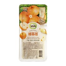 뉴뜨레 냉동 배 퓨레 국내산 1kg 드라이아이스 무료 제공, 단품