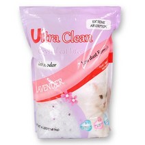 울트라 클린 고양이 모래 라벤더 1.81kg 둥근입자