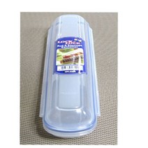 플라스틱 프라스틱 PET 용기 공병 락앤락 김밥케이스 김밥보관통- 김밥용기 22.5cm PL+4097EA