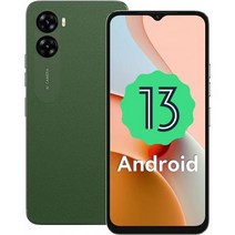 [해외] 언락폰 자급제폰 UMIDIGI Unlocked Smartphones G3 Android 13 Smartphone Dual Sim 4G LTE, Black, 4+64G, 블랙, 64GB