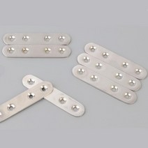 10개 나무장 수리 보강 일자형 89mm 평철 가구용품 브라켓 다목적 연결부품 선반설치