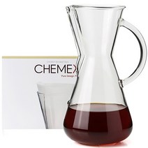 케멕스 글라스핸들 CM-1GH 3컵 + 케멕스 필터, 단품, 단품