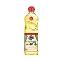 CJ제일제당 풍미 백설 콩기름 콩식용유 캠핑식용유 0.9L 업소용 전부침 새우튀김 식용류오일, 5개