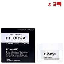 Filorga 필로르가 데이 케어 스킨 유니파이 일루미네이팅 이븐 스킨 톤 크림 50ml 2팩
