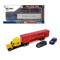 3세이상 자동차놀이 메탈트레일러세트장난감 자동차장난감