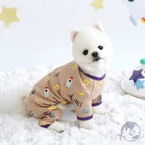 VEDANA 스페이스올인원 베이지 말티즈옷, M