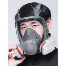 마스크 안경 전면형 방독면, 김서림 방지 및 방진 전면 마스크 - 본체만