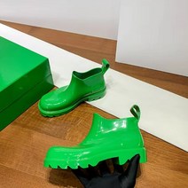 인플루언서 레인부츠 여름 미끄럼방지 방수화 남녀 캔디 컬러 레인부츠 패션