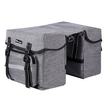 WEST BIKING 25L 자전거 가방 MTB 자전거 후면 가방 bolsa bicicleta 뒷좌석 트렁크 가방 자전거 파니에 수하물 캐리어 사이클링 가방, 회색, 협력사