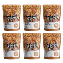 꿀에 버무려 더 맛있는 영양스낵 머거본 꿀 땅콩 300g 6개