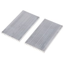 2 CPU 방열판 팬 쿨러 방열판 쿨러 알루미늄 재질, 설명, 실버