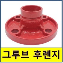 그루브조인트 후렌지 페인트 홈조인트 소방용 클램프, 150A