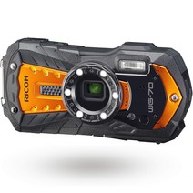 RICOH WG-70 오렌지 리코 본격 방수 디지털 카메라 14m 방수 (연속 2시간) 1.6m 내충격 방진 -10℃ 내한 아웃도어로 활약하는 터프니스 몸