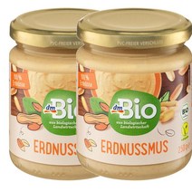 디엠바이오 dmBio peanut butter 독일 땅콩버터 스프레드 잼 250g, 2팩