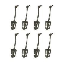 1/3/8Pcs Molle 배낭 웨빙 버클 Carabiner 클립 야외 나일론 캠핑 가방 행거 후크 탄성 코드 생존 기어 도구, [09] 8pcs Army Green