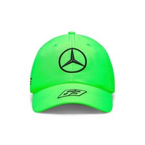 Mercedes AMG Petronas Formula One Team - 2023 George Russell 드라이버 모자 블랙. 118231, Neon Green