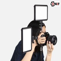 건강-드림_디키트 DSLR 카메라 듀얼조명 라이트 브라켓 거치대 걸이 촬영악세사리 스탠드 마운트 램프 붐스탠드 브라_rjsrkdemf, 건강드-림-상품*, 옵션선택사항없습니다