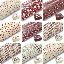 10pcs20pcs 다중 패턴 전사지 초콜릿 전사지 베이킹 diy 전사 시트 30x20cm, 20개
