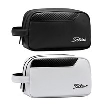 타이틀리스트 골프 가방 코어 에센셜 파우치 백 라운딩 고급 TA22CESPJ, ONE SIZE, TA22CESPJ 파우치 블랙