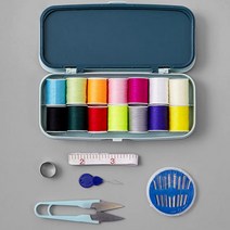 월드유한 가정용 휴대용 반짇고리 반짇 고리함 세트 실 바늘 세트 바느질세트 풀세트
