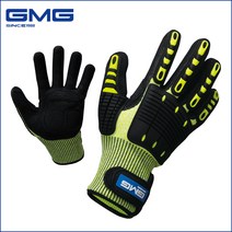 GMG 지엠지 황부장장갑 타격방지 TX5000 안전장갑 충격완화 미끄럼방지 논슬립 다목적 기능성 손등보호 조립 정비 물류 운송 레저 산업용 작업용, 1개