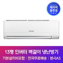 캐리어 13평 인버터 벽걸이 냉난방기 기본설치비포함 용인 광주 이천 여주 양평 에어컨설치, 기본