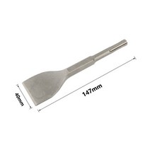 드릴 코너 척 비트 드라이버 SDS 플러스 생크 치즐 세트 전기 해머 포인트 플랫 타일 시멘트 콘크리트 석조 슬롯 도구, [03] C Type, 03 C Type