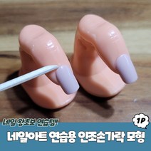 네일아트 연습용 인조손가락 모형 네일연습손가락 손가락모형 손가락연습교구 네일연습용핑거 네일손모형