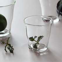 종이컵사이즈 내열강화유리 물컵 190ml 음료잔 주스잔, 단일