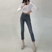 러블리감성 나연 히든밴딩 스키니진 청바지