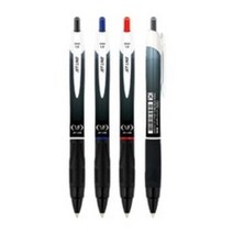 자바 제트라인 1.0mm 흑 청 적 12개입 문구 학용품 필기구 필통 펜 리필, 블랙