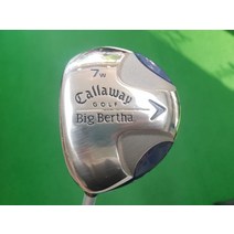 중고 여성.왼손용 캘러웨이 Big Bertha 7번 우드 23도 W 새그립 // 3011008, 없음
