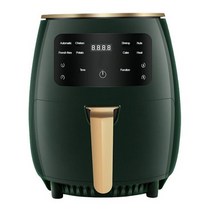 기름 없는 전기 에어 프라이어 110v 220v 4.5ltouch screen multifunction 건강 딥 프라이 오븐 토스터 뜨거운 에어 프라이어 오일 프리, 110v 녹색, 우리를