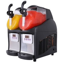 300W 슬러시 기계 더블 슬롯 눈 녹는 진흙 얼음 음료 탱크 아이스크림, 02 220V_01 미국, 01 2.5Lx2