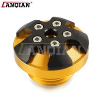 할리 오일필터 M19*2.5 Motorcycle Engine Oil Cup For Honda CB1000R CB 2008-2015 2016 Filter Fuel Tank, 04 Gold