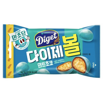 오리온 민초단! 오리온 다이제볼 민트초코 42g 1개