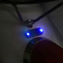 태양열 LED 경고등 MINI 자동차량 오토바이크 자전거, 블루LED
