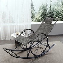 여름 등나무 의자 흔들 의자 홈 힐링체어, H