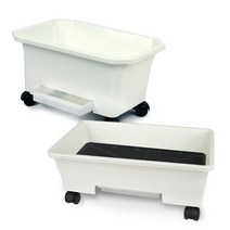 베란다 텃밭화분 클래식 오가닉 베란다화분 상추키우기, 클래식화분 그린(바퀴 미포함)