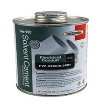 Rectorseal 55996 Quart Gray Pvc Conduit 633L Low Voc Pvc Solvent Cement, 1