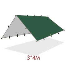 포차천막 가제보 방수천막 포장마차천막3x 3/3x 4/3x5M 방수 그늘 캐노피 야외 텐트 우산 정원 캠핑 쉼터, 04 Green Cover Only B