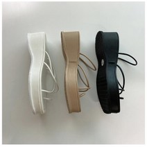 코지 여자 여름 바캉스 준비 키작녀 5cm 키높이 쪼리
