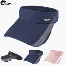 네파 NC송파점 공용 3컬러 자외선 차단효과가 뛰어난 하챙 조절 BLISS 블리스 썬바이저 썬캡 모자 SPH, BLACK(199) ##