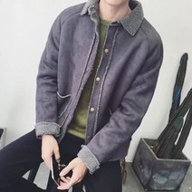 가바바 남성 자켓 레트로풍의 훈훈한 무스탕 G4180