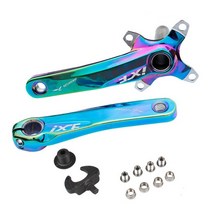 ixf 104 bcd 자전거 크랭크 축 스핀들 mtb hollowtech 연결로드 자전거 도로 자전거 크랭크 암 104bcd, bb 없이 눈부신