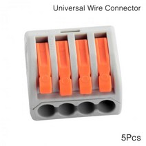 5PCS 222-412 413 414 415 418 SPL-2 3 레버 너트 도체 소형 와이어 커넥터 스레딩 스플리터 터미널 블록, 03 222-414(PCT-214)